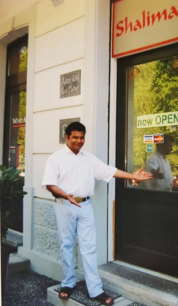 Bilal 2002, bei der Neueröffnung in Interlaken